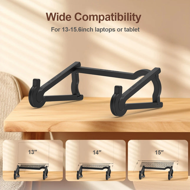 Ergonomically designed height laptop stand, portable desktop detachable laptop stand, suitable for forMacBook, Pc - sturdy and d