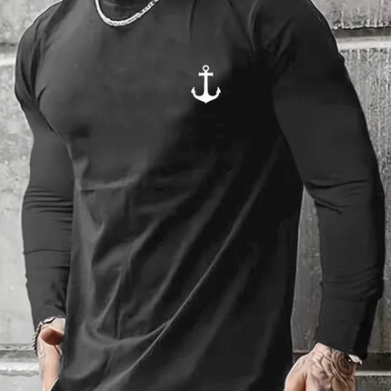 2025 3D USA American Flag Printed Men's Long-Sleeved T-Shirt Daily Warm-Up Men's Shirt For Autumn/Winter Street Fashion T-Shirt