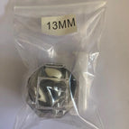 1.3cm with glue