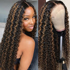 highlight / 30inches / 200%|5X5 Glueless Wig|United States