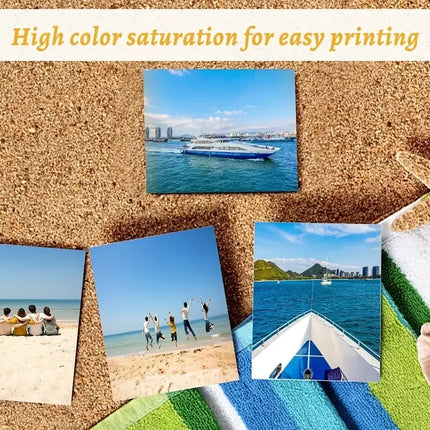 100 Sheets 230Gsm Glossy Photo Printing Paper Single-Side 4R (4x6 Inch) 60lb Thick Inkjet Paper for Home Office Use