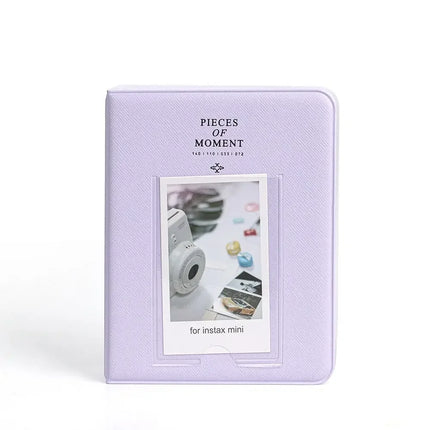 1PC 64 Pockets Photo Album Inch Pictures Storage Case Stamps Tickets Cards Organizer For Fujifilm Instax Mini 12/11/9