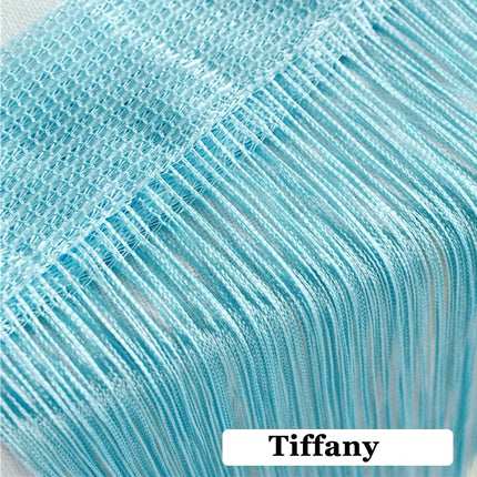 100x200cm Thread Curtains Screen Ribbon String Divider Blind for Living Room Door Wall Window Panel Tassel Curtain