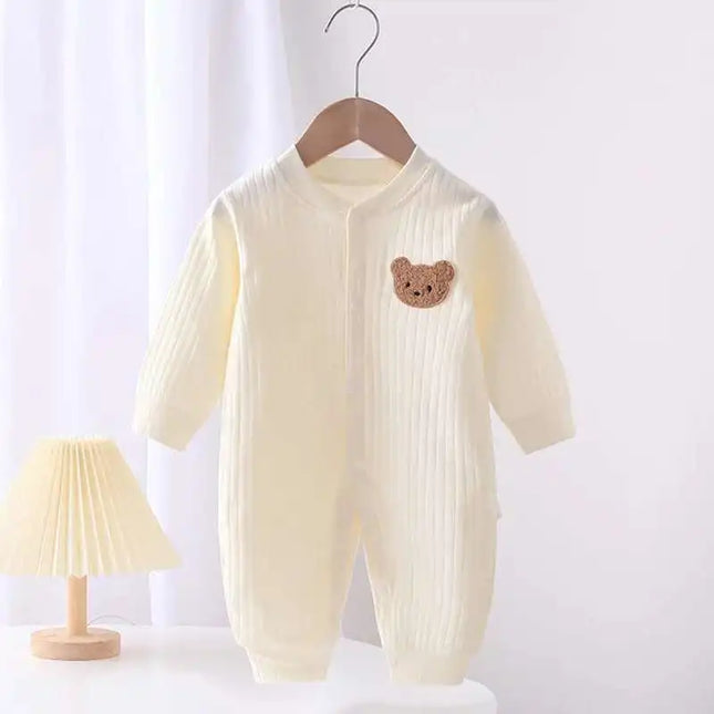 0-24Months Newborn Kid Baby Boy Girl Winter Clothes Knit Warm Baby Romper Sweater Thick Jumpsuit Cute Sweet New Born Outfit