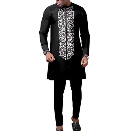 Dashiki African Print Dresses for Women Matching Couple Clothes Wedding Party Men Outfits Kaftan Shirt and Pant Sets Y23C040