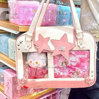 Pink White A / 37x27x8cm with board