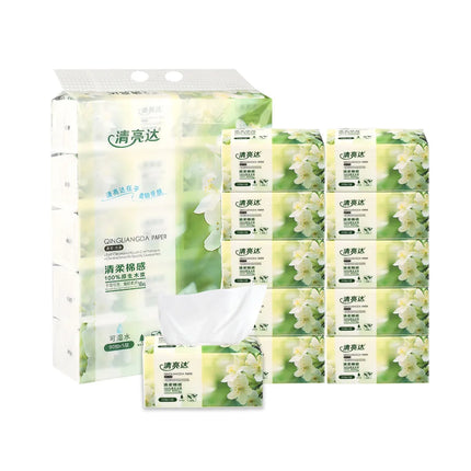 3-20Packs Large Packs Full Case Of Household Toilet Paper Kitchen Roll Facial Tissue Hand Towel Can Be Moistened 450 Sheets