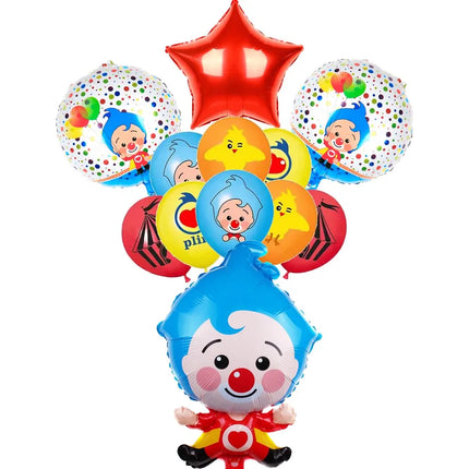 Circus Theme Clown Birthday Party Decoration Tableware Cup Plate Balloon Backdrop Baby Shower Kids Birthday Party Supplies Toy