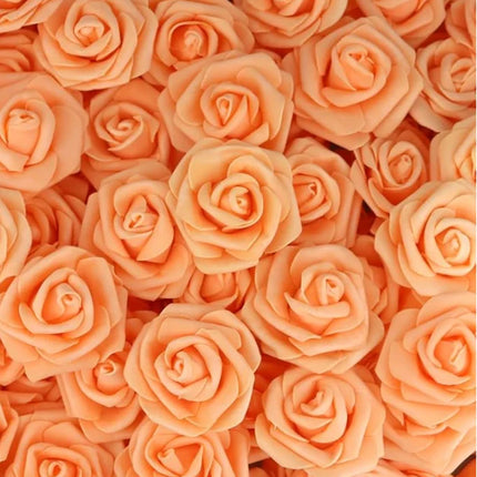 10/20/50Pcs Artificial Foam Rose Flowers PE Fake Flower for Home Room Dceor Wedding Party Halloween Thanksgiving Christmas Decor