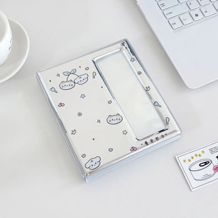 Cartoon Photo Booth Album For 40 Pcs 2x6 Inch Photo Strips Bookmark 20 Pcs 4x6 4R Photo Holder 40 Pages