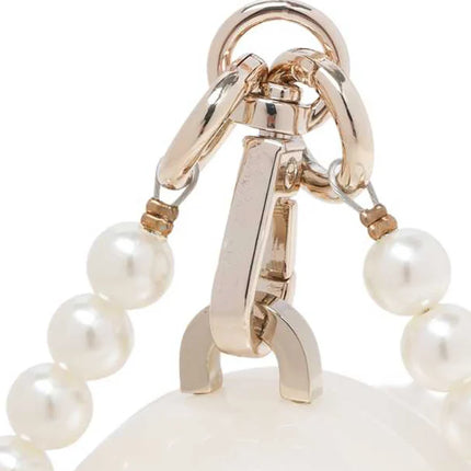Mini Pearl Bag Crossbody Beaded Necklace Shoulder Handbag Egg Evening Fashion Totebag Women Hand Lady Phone Handbags Small Woman