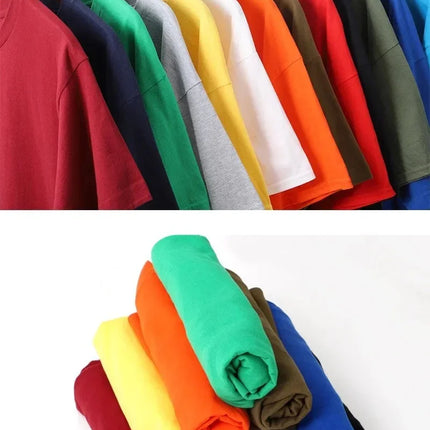 Men's Simple Letter Printed T-shirt Summer Daily Casual Round Neck Short Sleeve Loose Comfortable Fashion Simple Short Sleeve