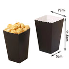 black popcorn box / 6Pcs