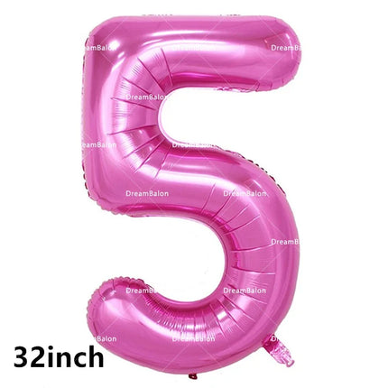 Mermaid Balloons The Little Princess Happy Birthday Banner Party Decoration Disposable Tableware Cake Topper Background Stickers
