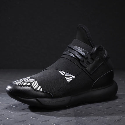 Men's Running Shoes Light And Breathable Men's Sneakers Daily Tennis Sneakers Wearable Lycra Leather Mens Sport Shoes size 38-46