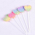 5pcs colorful heart