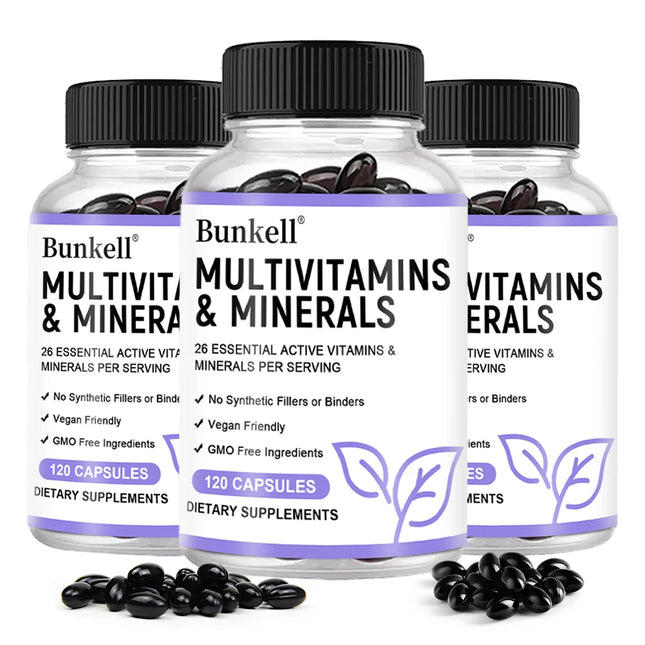 Multivitamins & Minerals for Men and Women with 26 Essential Vitamins & Minerals, Immune Support & Skin Health