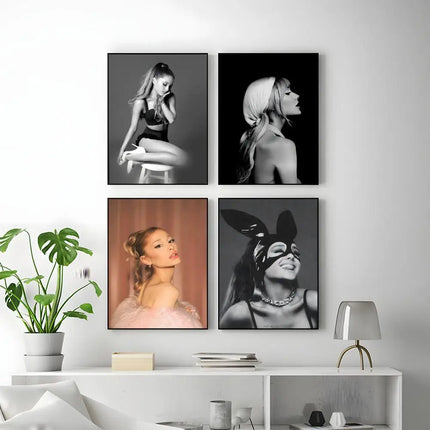 POPULAR Ariana Grandee Poster HD Waterproof Self-Adhesive Wall Art - Versatile Decor for Any Space | Perfect Gift Idea