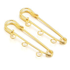 50mm 3 Loops 10pcs / gold
