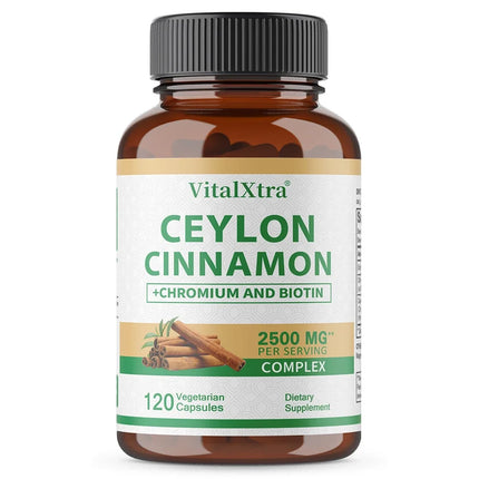 Ceylon Cinnamon Capsules, Antioxidant, Support Joint Comfort, Bone, Brain, Heart & Digestive Health, Boost Immunity & Energy