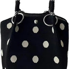 Black with white dot