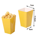 yellow popcorn box / 12Pcs
