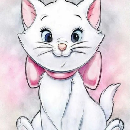 The Aristocats Photography Backdrop For Birthday Party Supplies Marie Photo Backgrounds Pink Marie Cat Theme Baby Shower Banner