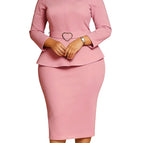 pink dress / S