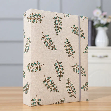 200pcs 6-inch Fabric Photo Album Creative Large Capacity Interleaf Type Family Album Children Growth Memorial Booklet