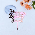 mirror rose gold / 18cm