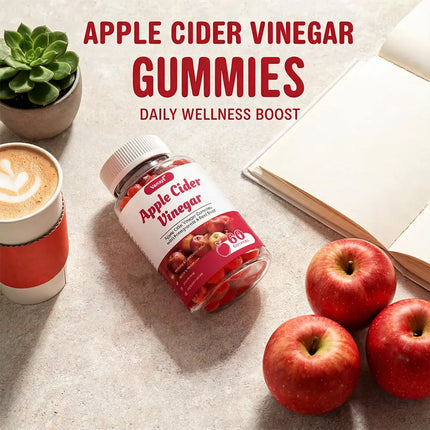 Apple Cider Vinegar Gummies ACV Gummies Detox For Bloating and Constipation Slimming Fat Burning Digestive System Health