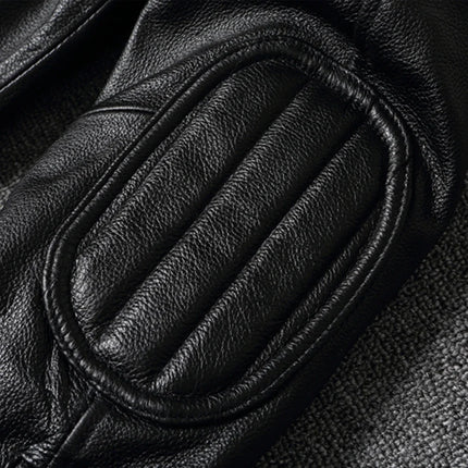 2025 New Leather Jacket Top Layer 100% Cowhide Leather Clothes Men's Stand Collar Motorcycle Clothes  Autumn Winter Plus Size