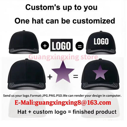 Customized baseball cap 3D embroidered sun hat unisex cotton design LOGO picture printing hat wholesale