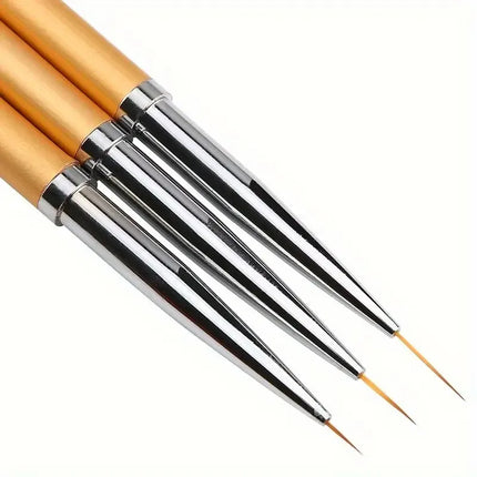 Nail Art Color Drawing Brush, Nail Glue Extension Brush Eyeliner Brush Set, French Stripe Nail Eyeliner Brush, Nail Brush