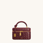 Woven wine red