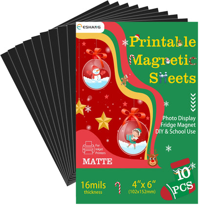 16mil Thick Glossy Or Matte Flexible Printable Magnetic Photo Paper Non Adhesive for Inkjet Printers