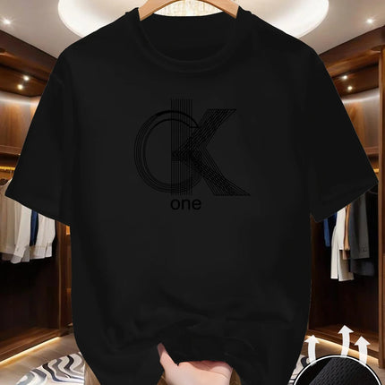 2026 Men's Graphic T Shirts Casual Crew Neck Short Sleeves Summer Essential Fashionable Prints Comfortable Basic Tees for Daily