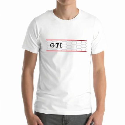 2026 Summer High-Quality New Original Racing Motorcycle GTI Letter-Printed Men's and Women's Short-Sleeved T-Shirt