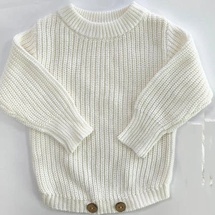 Personalized Embroidered Baby Sweaters Clothes Customization Long Sleeve Knitted Sweatshirt for Boys Girls Birthday Gift