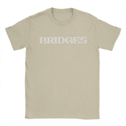 Bridges Death Stranding Logo T Shirts Men Cotton Humor T-Shirt Crew Neck Video Game Tee Shirt Short Sleeve merch Plus Size