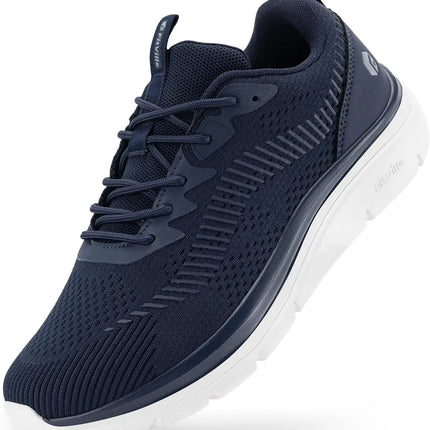FitVille Men'S Walking Shoes Wide Width, Comfortable Orthopedic Sneakers Lightweight Tennis Shoes Gym Workout Sneakers For Plantar Fasciitis