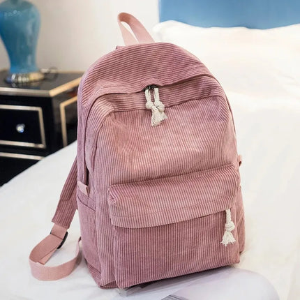 Kids School Bag Personalized Toddler Backpack Embroidered Name Child Corduroy Backpack Birthday Gift Laptop Bag Back to School