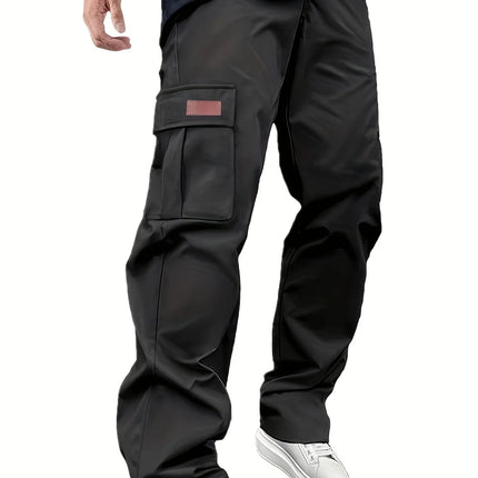 2026 Amazon Summer New Men's Work Pants European and American Independent Station Drawstring Multi Pocket Casual Pants