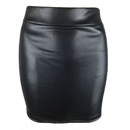 Women Summer Mini Skirts High-waist Slim Fittness Hip Pencil Skirts Vintage Bodycon Skirt Sexy Clubwear Ladies Office Clothing