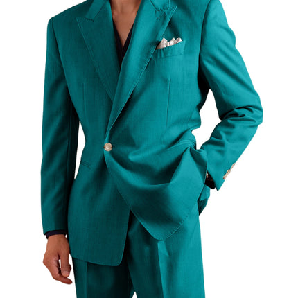 Men's Linen Set 2 Piece Peak Lapel 1 Button Slim Fit Blazer Straight Trousers Lightweight Breathable Summer Casual Wedding Party