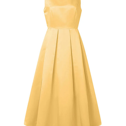 ZANZEA Summer Dress Fashion Elegant Party Dresses Women Sleeveless Pleated Midi Sundress Stylish Solid Waisted Umbrella Vestidos