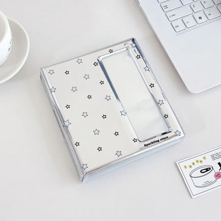 Cartoon Photo Booth Album For 40 Pcs 2x6 Inch Photo Strips Bookmark 20 Pcs 4x6 4R Photo Holder 40 Pages
