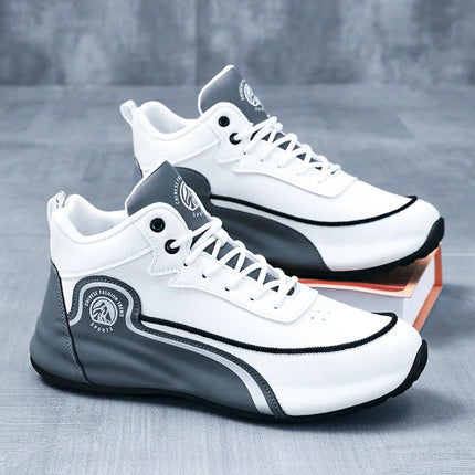 Men'S Shoes New Casual Sneakers Shock-Absorbing Breathable Running Shoes Men'S Wear-Resistant Thick-Soled Skate Shoes