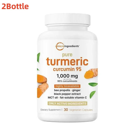 30pcs Turmeric Health Capsules With Black Pepper Supports Joint Health And Flexibility Dietary Supplement Vegetarian Antioxidant