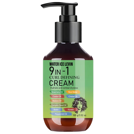 Curl Defining Cream with Rosemary & Castor Oil, Biotin & Keratin for Smooth Hydrated Curls